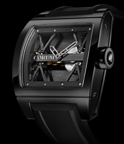 Corum Black Ti-Bridge Replica Watch 007.400.94/F371 0000 Black PVD Titanium